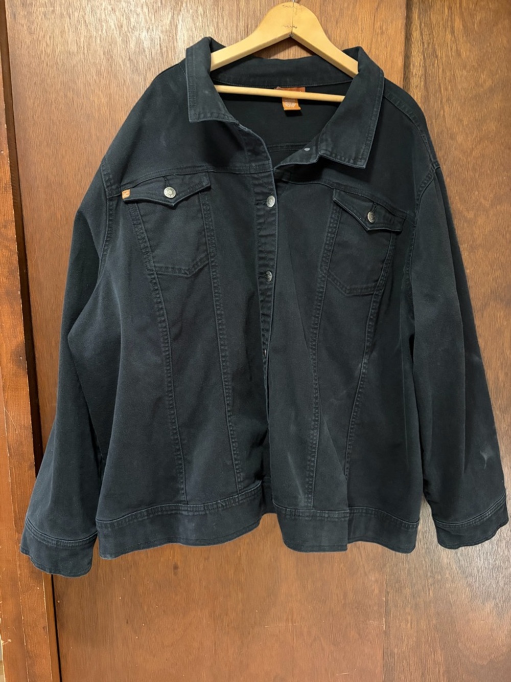 Liz & Me Signature Black Denim Jacket